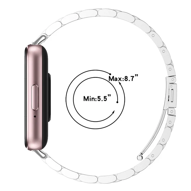 Для ремешка Samsung Galaxy Fit3 Quick Release Watch Stainless Steel - Черный / Красный / Черный