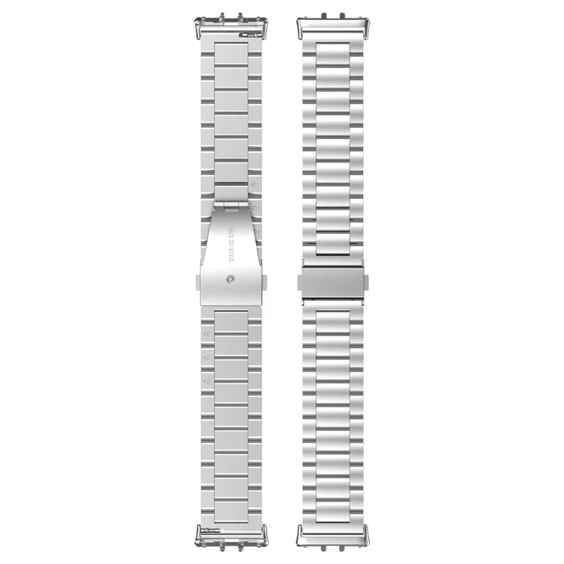 For Samsung Galaxy Fit3 SM-R390 Replacement Strap Classic 3-Bead Stainless Steel Watch Band - Gold