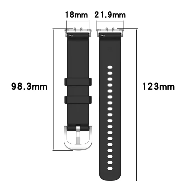 For Samsung Galaxy Fit3 Watch Band Soft Silicone Strap Replacement - Orange