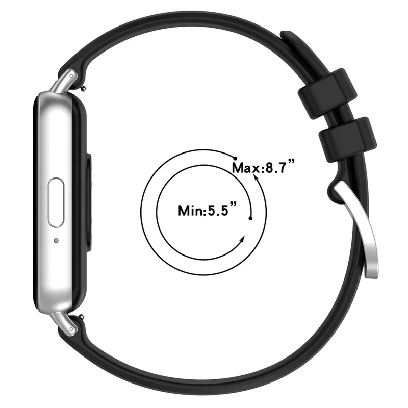 For Samsung Galaxy Fit3 Urteppe Blød Silikonestrampe Erstatning - Lys Lilla