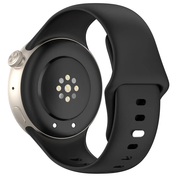For vivo Watch 3 / iQOO Watch Wrist Strap Soft Silicone Smart Watch Band - Black