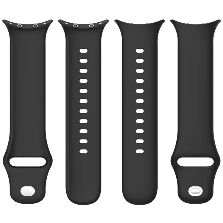 For vivo Watch 3 / iQOO Watch Wrist Strap Soft Silicone Smart Watch Band - Black
