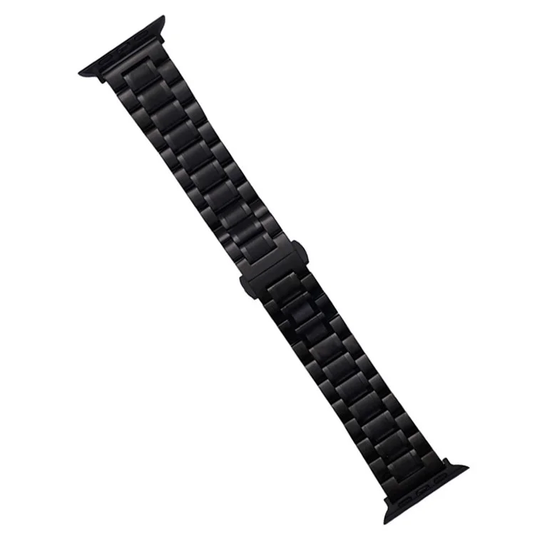 Watch Band for Apple Watch Series 10 42mm / 9 8 7 41mm / SE (2023) SE (2022) SE 6 5 4 40mm / 3 2 1 38mm 5-Beads 22mm Wrist Strap - Black
