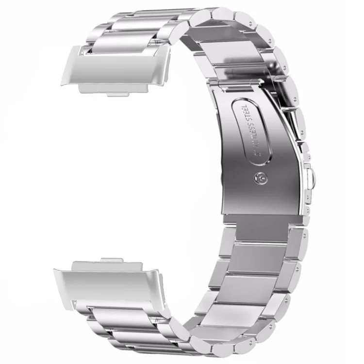 For Huawei Watch D Stainless Steel Watch Strap Buckle Design Wrist Band - Silver