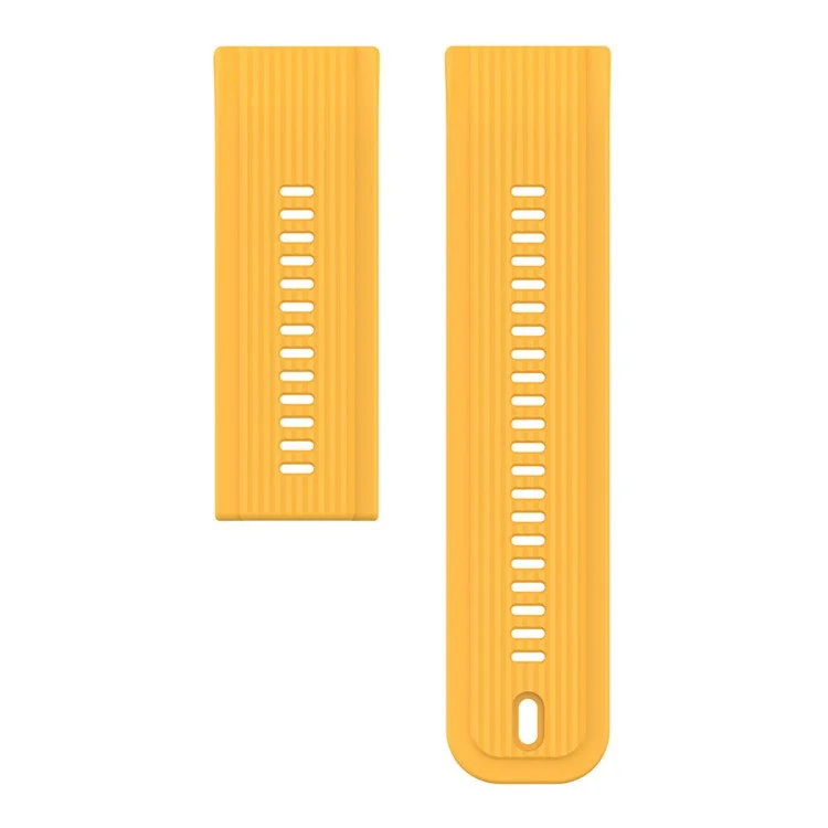 Para Huawei Watch D Flexible Silicone Wrist Band Watch Strap sin hebilla - Amarillo