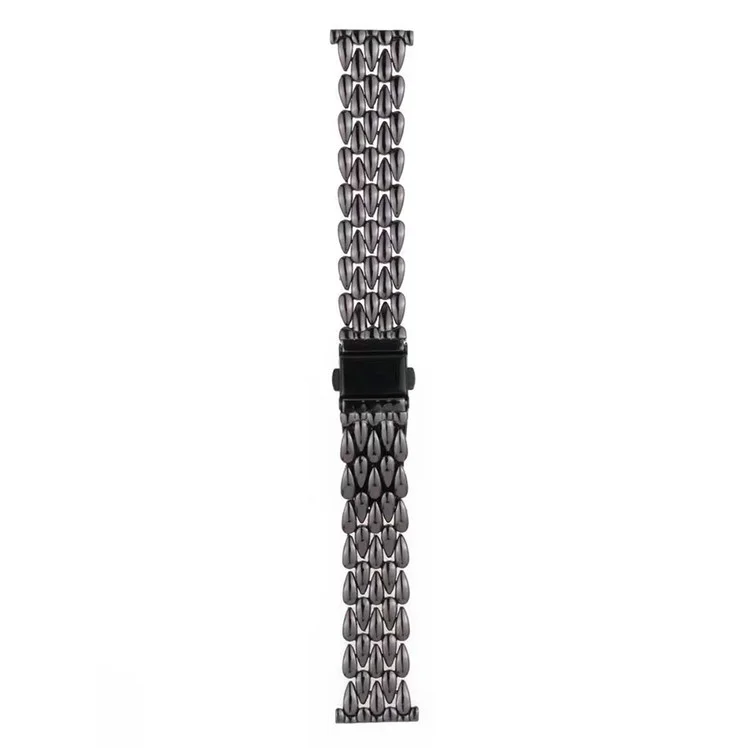 Watch Band for Apple Watch Series 10 42mm / 9 8 7 41mm / SE (2023) SE (2022) SE 6 5 4 40mm / 3 2 1 38mm Zinc Alloy Wrist Strap - Black