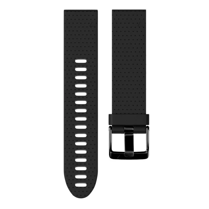 KALEBOL KLB-YDGJ-001 Para Garmin Fenix 7S / Fenix 7S Pro Pulseira do Relógio 20mm Textura de Pontos Silicone - Preto