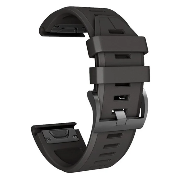 KALEBOL KLB-PWGJ-001 Para Garmin Fenix 7X / 7X Pro Correa de Reloj de 26 mm de Silicona - Negro