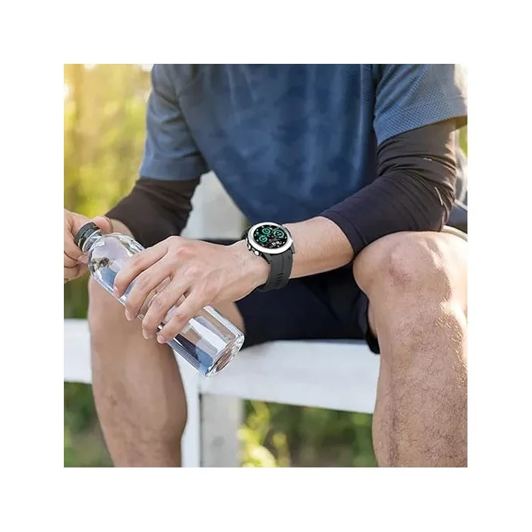 KALEBOL KLB-PWGJ-001 Para Garmin Fenix 7X / 7X Pro Correa de Reloj de 26 mm de Silicona - Negro