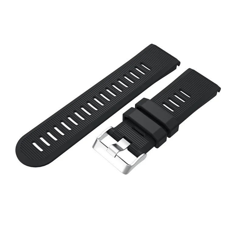 KALEBO LKLB-HWGJ-001 For Garmin Fenix 6X / Fenix 7X / Instinct 2X Smart Watch Band QuickFit 26mm Silicone Strap - Black