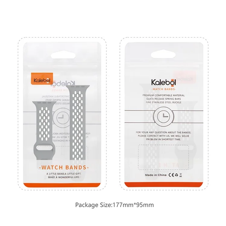 KALEBOL для Apple Watch 10 46 мм / Ultra 2 / Ultra 49 мм / 9 8 7 45 мм / SE (2023) SE (2022) SE 6 5 4 44 мм / 3 2 1 42 мм Fluorubber Watch Band - темно-серый