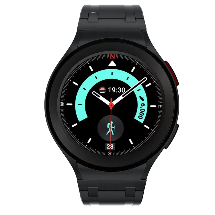 KALEBOL KLB-CXGJ-001 Pour Samsung Galaxy Watch5 40mm / Galaxy Watch6 Classic 43mm Bracelet de montre en silicone - Noir