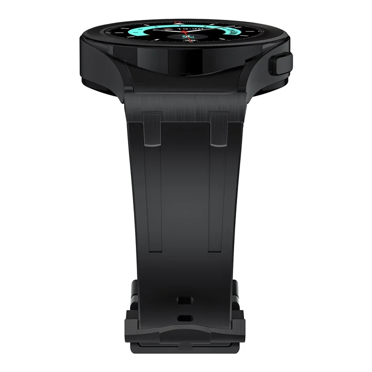 KALEBOL KLB-CXGJ-001 Pour Samsung Galaxy Watch5 40mm / Galaxy Watch6 Classic 43mm Bracelet de montre en silicone - Noir
