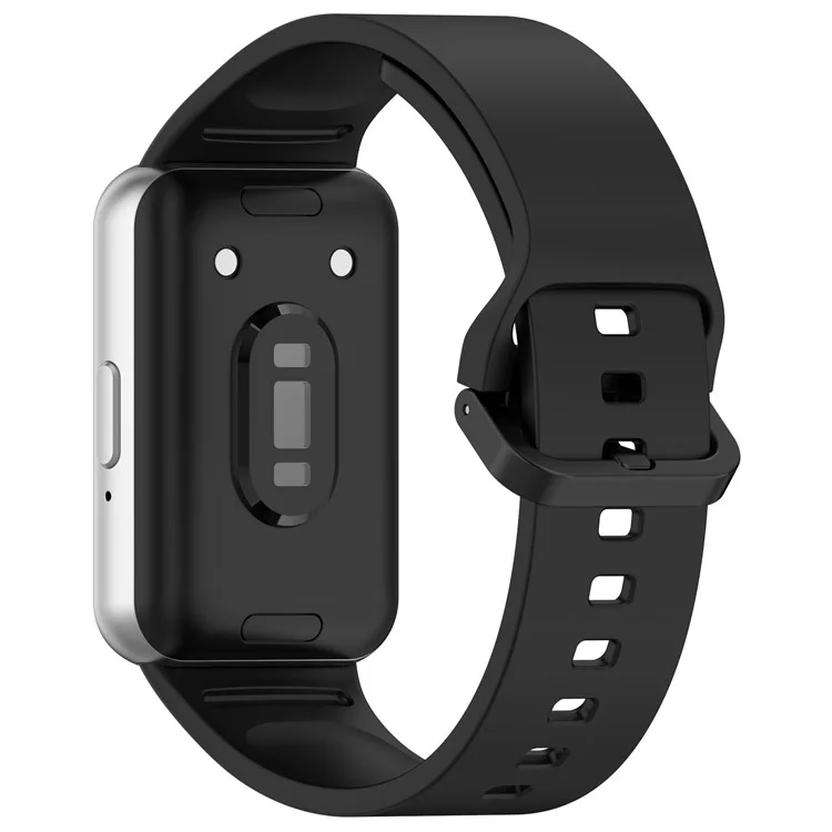 Para Samsung Galaxy Fit3 Flexible Watch Strap Silicone Band Pulsera - Negro
