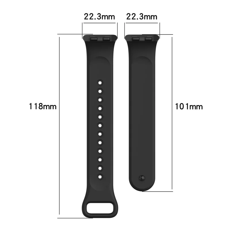 For Honor Band 9 Watch Band Soft TPU Adjustable Wrist Strap - White