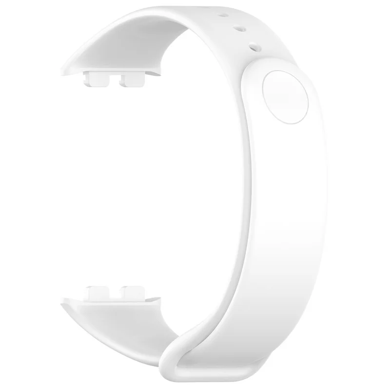 For Honor Band 9 Watch Band Soft TPU Adjustable Wrist Strap - White