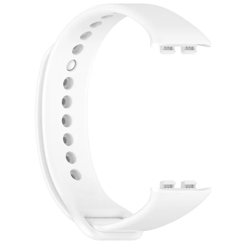 For Honor Band 9 Watch Band Soft TPU Adjustable Wrist Strap - White