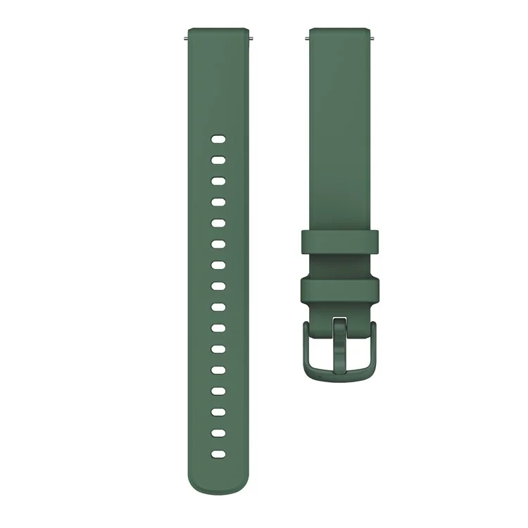 Para Garmin Lily Silicone Watch Strap Adjustable Wrist Band Replacement - Midnight Green