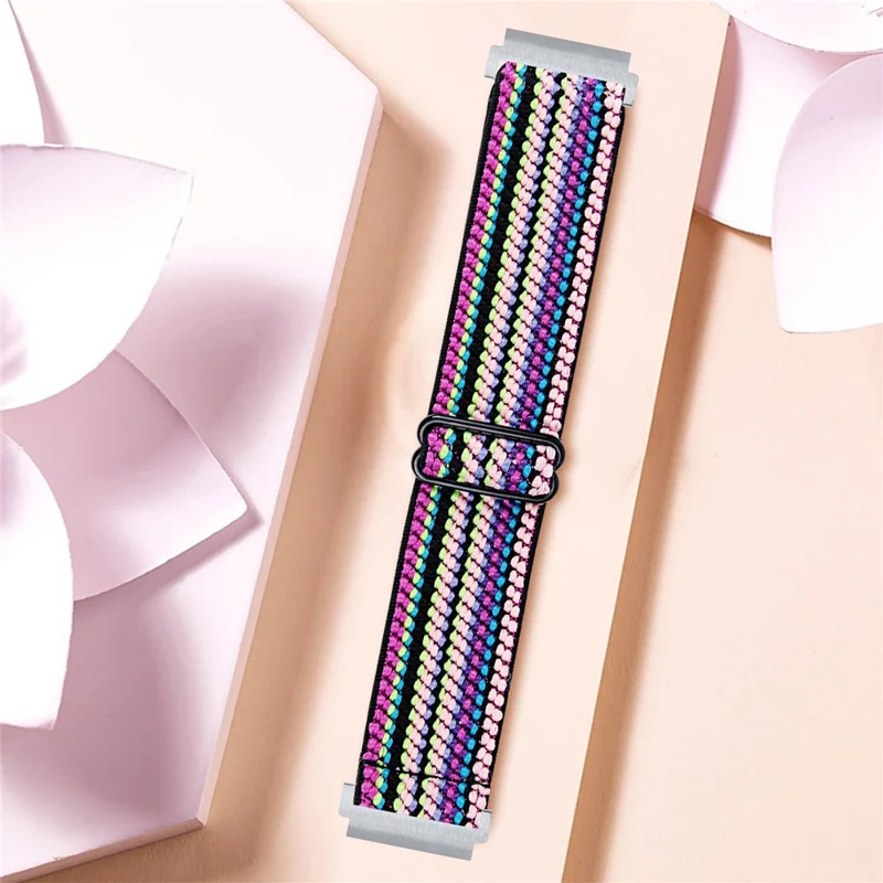 For Verizon Gizmo Watch 3 Elastic Jacquard Fabric Watch Strap Replacement - 9