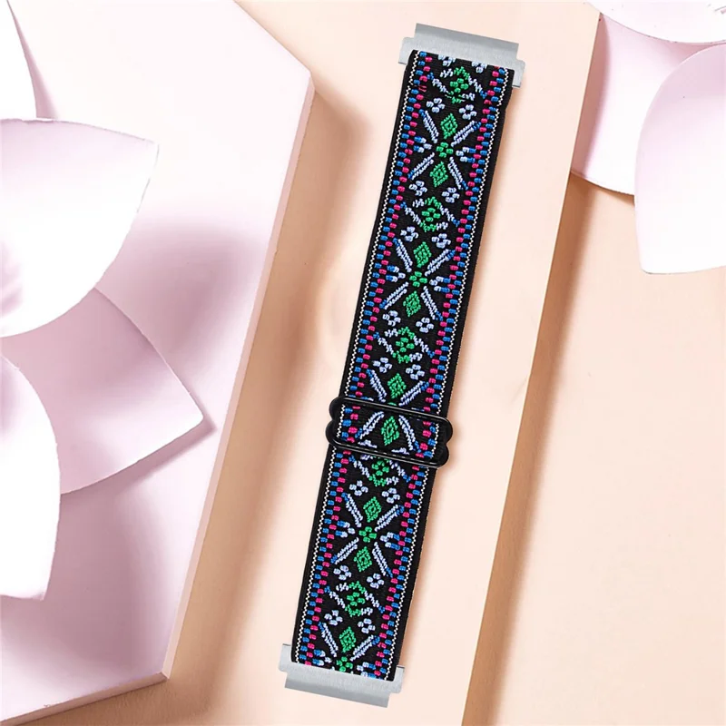 For Verizon Gizmo Watch 1 Elastic Jacquard Fabric Watch Strap Replacement - 19