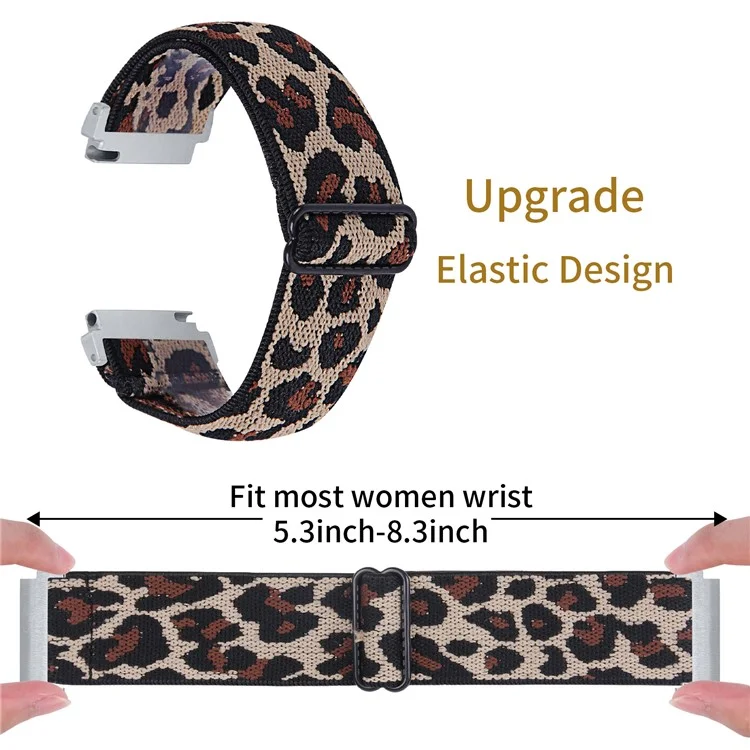 Para SyncUP Kids Watch Jacquard Elastic Nylon Strap Adjustable Smartwatch Band - Style A