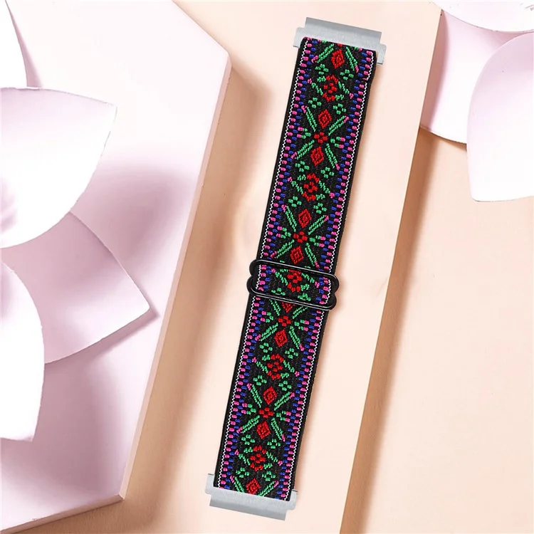 For Gabb Watch 3 Replacement Nylon Strap Stylish Pattern Breathable Wrist Band - Style H