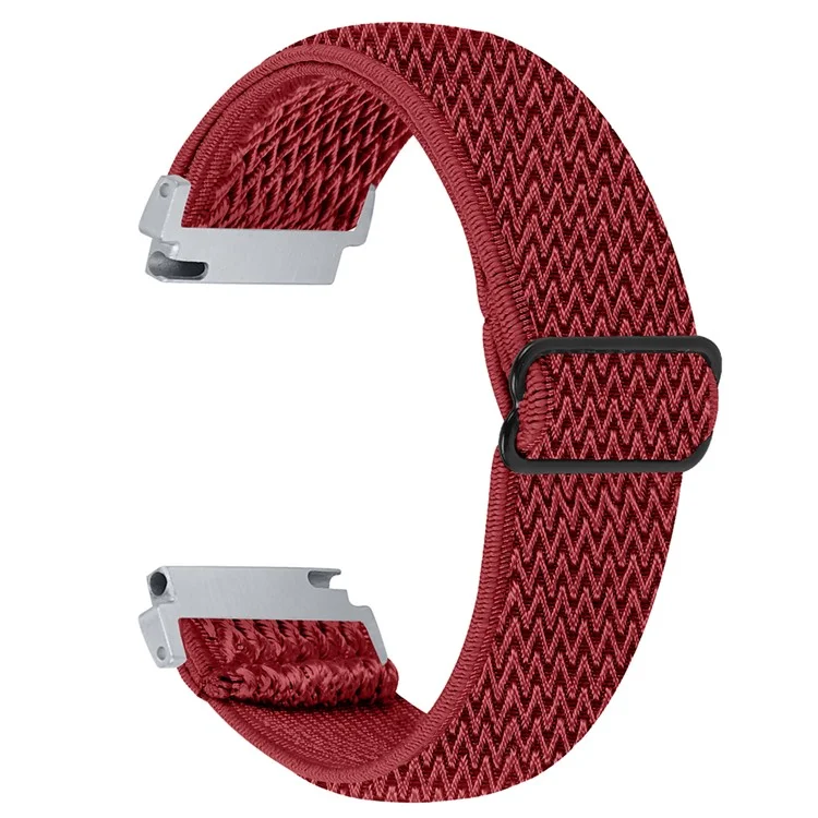 For Gabb Watch 3 Woven Elastic Replacement Strap Adjustable Wrist Band - Red