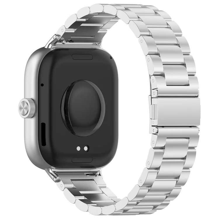 Para Xiaomi Redmi Watch 4 / Smart Band 8 Pro Pulseira de Aço Inoxidável com Fivela