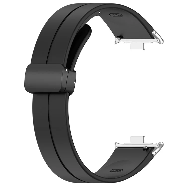 Para Xiaomi Redmi Watch 4 / Smart Band 8 Pro Faixa de Silicone de Substituição do Pulso com Fivela Dobrável - Preto