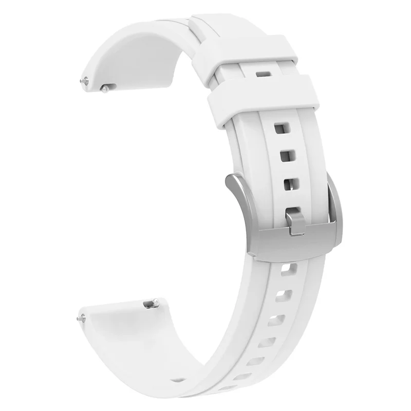 For Huawei Watch GT 4 41mm / Oppo Watch X2 Mini Soft Silicone Watch Band Strap Replacement Accessory - White
