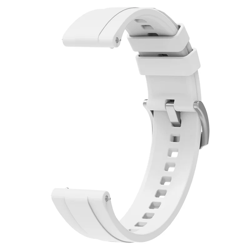 For Huawei Watch GT 4 41mm / Oppo Watch X2 Mini Soft Silicone Watch Band Strap Replacement Accessory - White