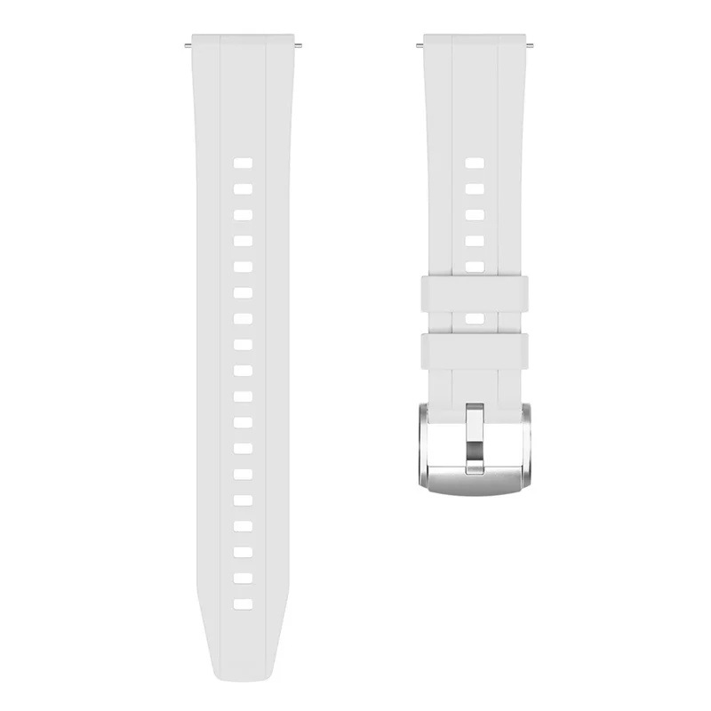 For Huawei Watch GT 4 41mm / Oppo Watch X2 Mini Soft Silicone Watch Band Strap Replacement Accessory - White