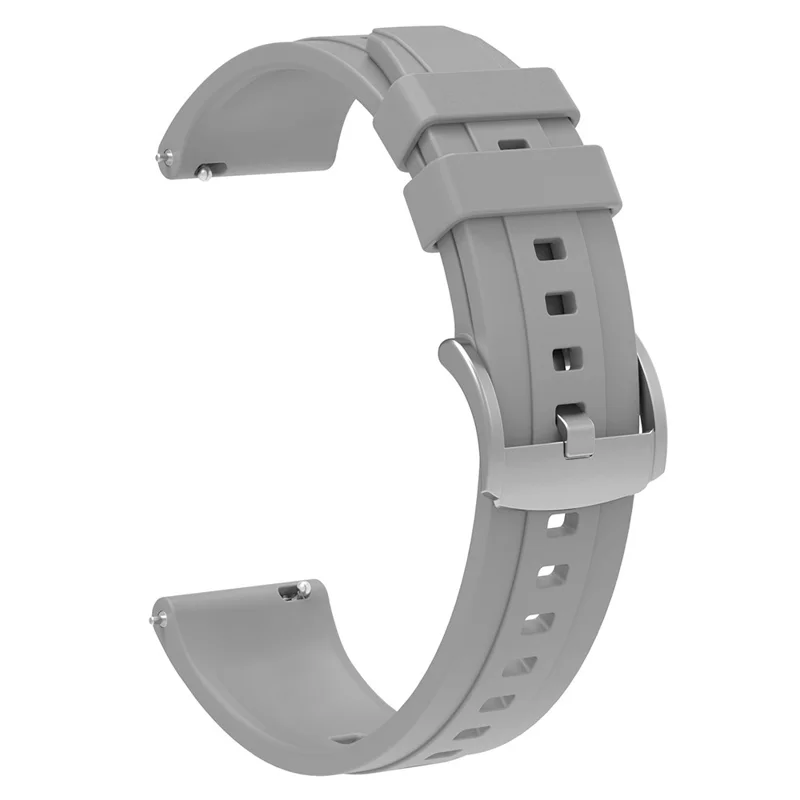 For Huawei Watch GT 4 41mm / Oppo Watch X2 Mini Soft Silicone Watch Band Strap Replacement Accessory - Grey