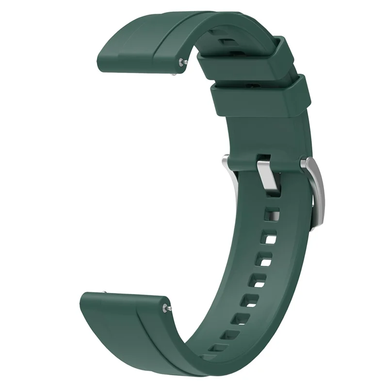Für Huawei Watch GT 4 41mm Soft Silikon-Uhrenarmband Ersatzaccessoire - Schwärzlich-Grün