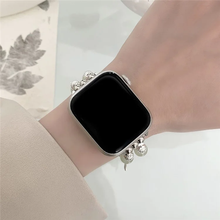 Watch Strap For Apple Watch Series 10 42mm / 9 8 7 41mm / 6 5 4 SE (2023) SE (2022) SE 40mm / 3 2 1 38mm Beads Bracelets - Jade Beads
