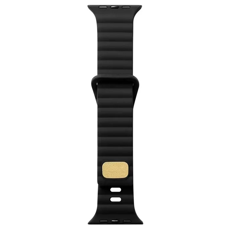 Strap For Apple Watch Series 10 42mm / 9 8 7 41mm / 6 5 4 SE (2023) SE (2022) SE 40mm / 3 2 1 38mm Silicone Replacemnet Band - Black