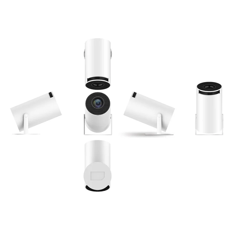 HY300 Pro Android 11.0 Projector 2.4G/5G WiFi6 Bluetooth-compatible 1280x720P Home Theater Video Projector - EU Plug