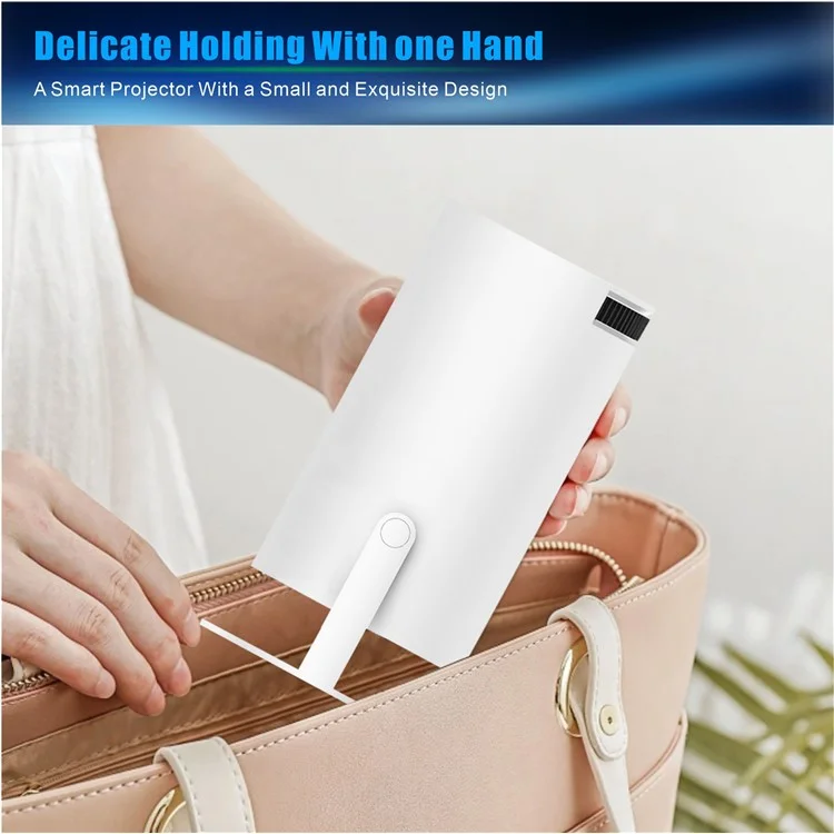 HY300 Pro Android 11.0 Projector 2.4G/5G WiFi6 Bluetooth-compatible 1280x720P Home Theater Video Projector - AU Plug