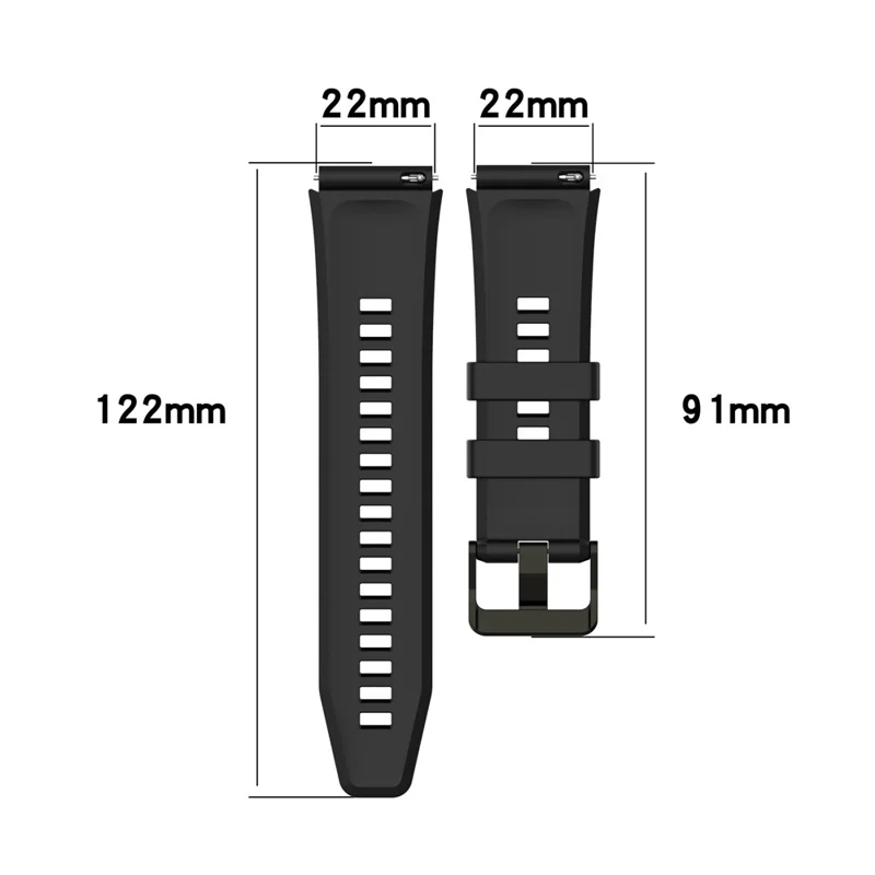 شريط ساعة Honor Watch GS 4 مقاس 22 مم من السيليكون اللين للتبديل - أبيض