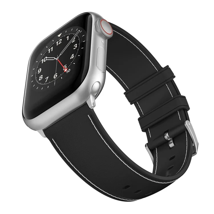 Для Apple Watch 10 46 мм / Ultra 2 / Ultra 49 мм / 9 8 7 45 мм / SE (2023) SE (2022) SE 6 5 4 44 мм / 3 2 1 42 мм TPU Band Strap - Черный