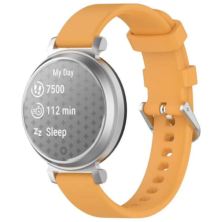 For Garmin Lily 2 Active / Lily 2 Smart Watch Strap Replacement Adjustable Silicone Band - Yellow