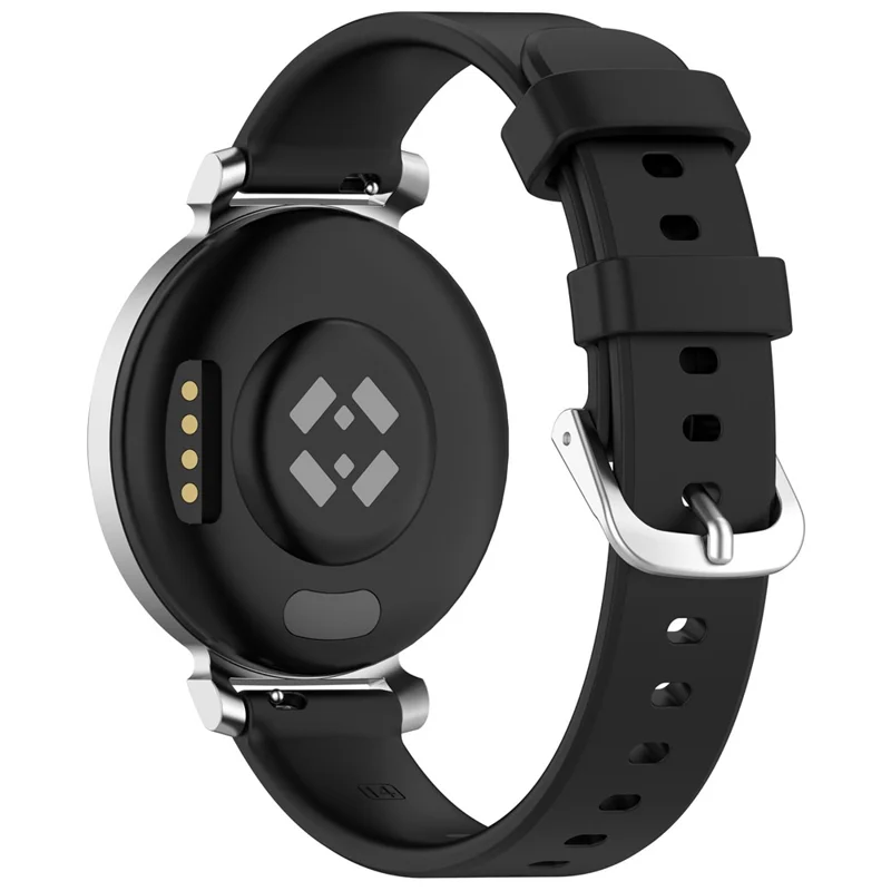 For Garmin Lily 2 Active / Lily 2 Smart Watch Strap Replacement Adjustable Silicone Band - Black