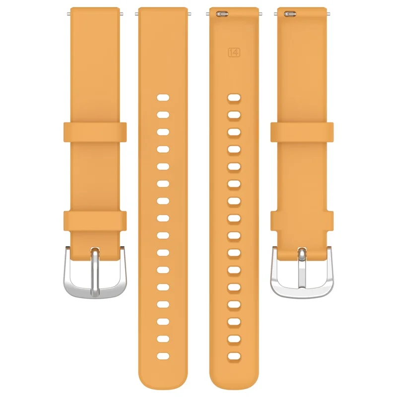 For Garmin Lily 2 Active / Lily 2 Smart Watch Strap Replacement Adjustable Silicone Band - Black