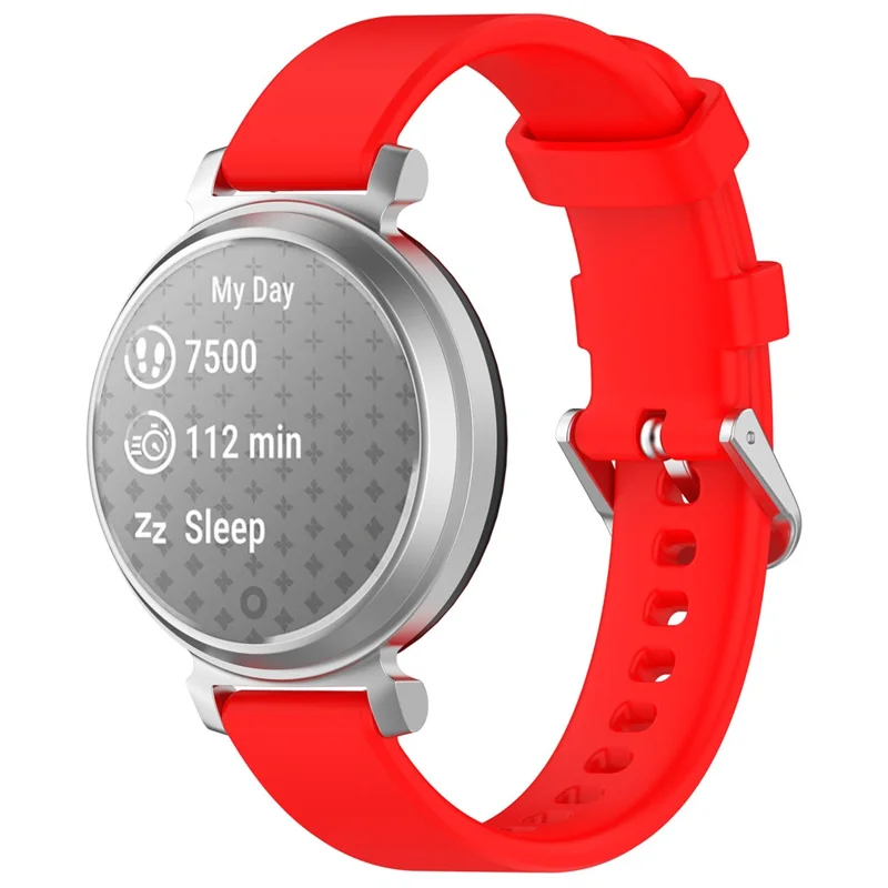Für Garmin Lily 2 Active / Lily 2 Smart Watch Strap Replacement Verstellbares Silikonband - Rot