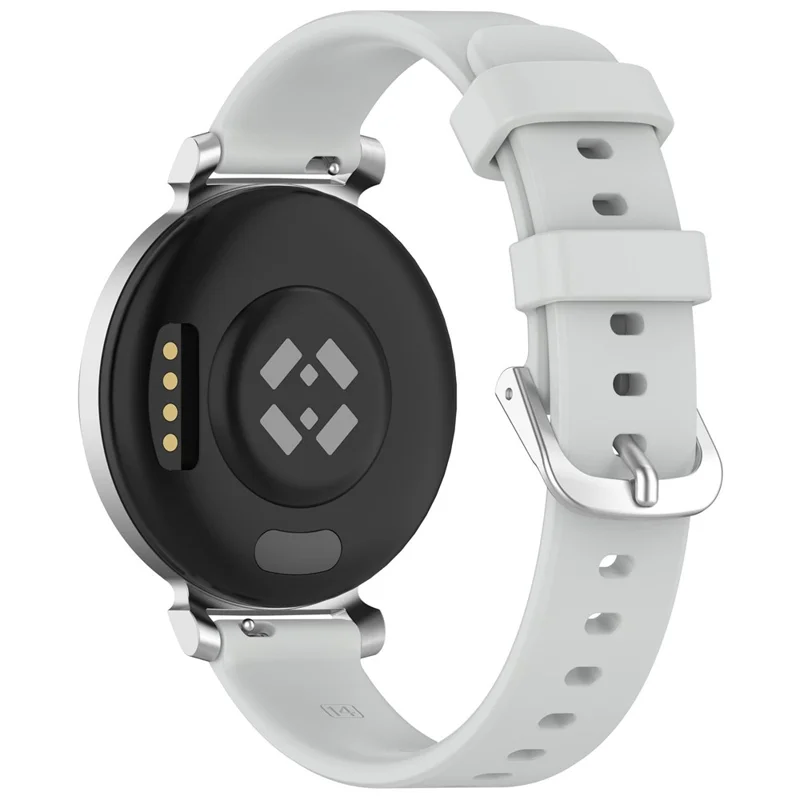 Para Garmin Lily 2 Active / Lily 2 Smart Watch Strap Replacement Adjustable Silicone Band - Light Grey