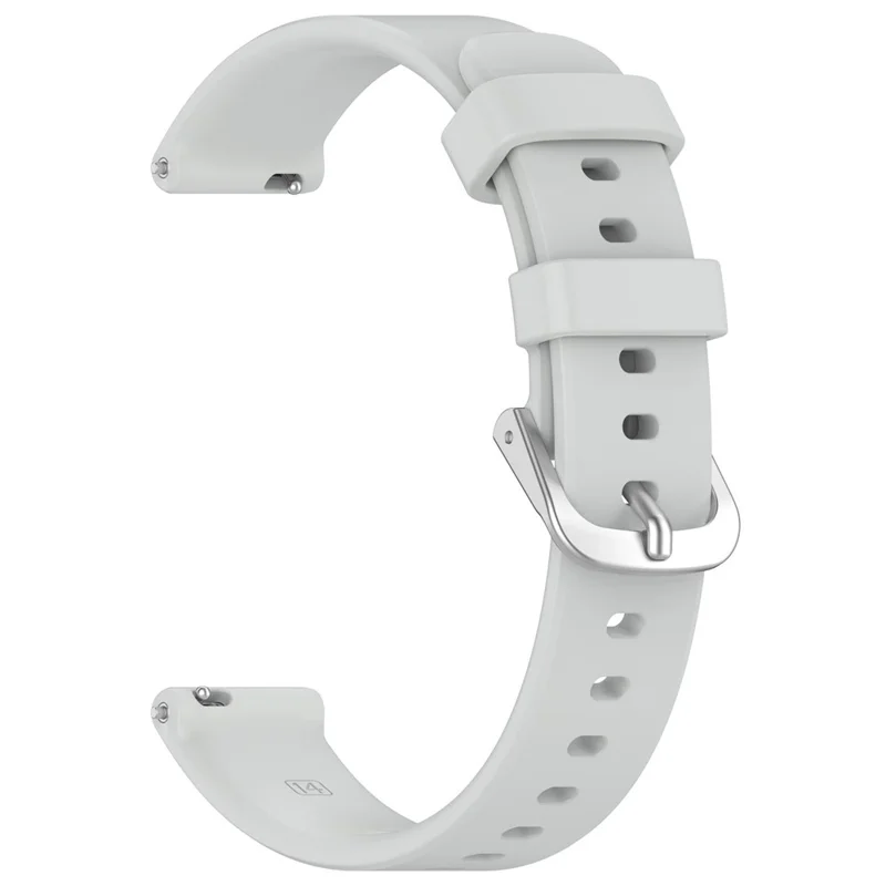 Para Garmin Lily 2 Active / Lily 2 Smart Watch Strap Replacement Adjustable Silicone Band - Light Grey