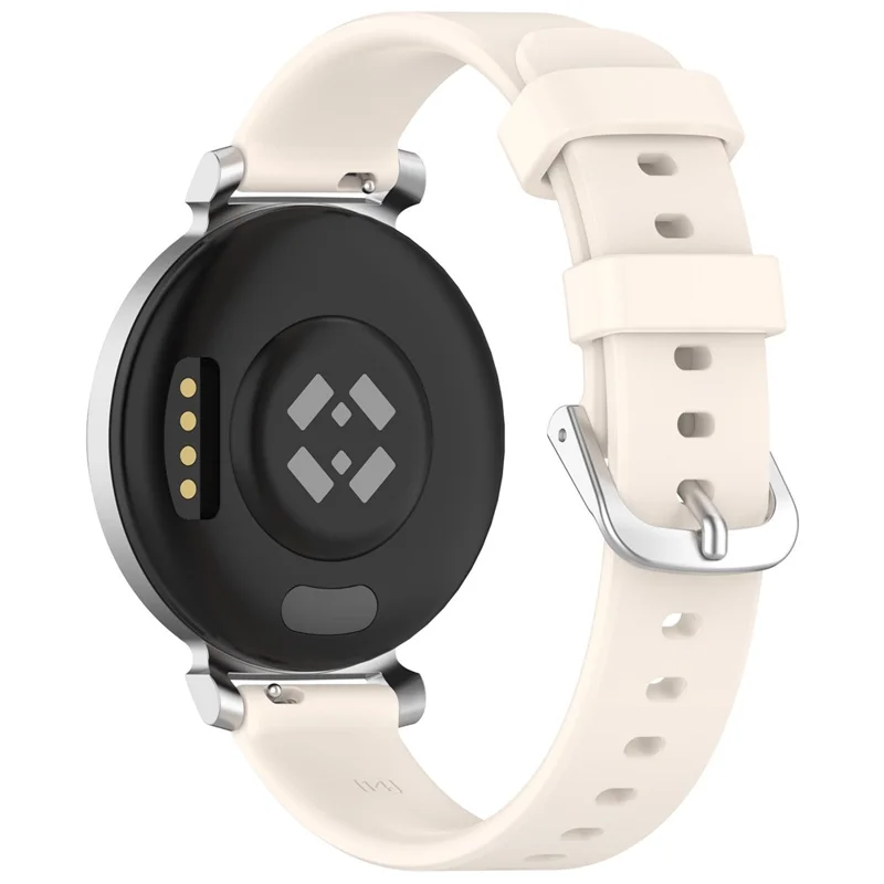For Garmin Lily 2 Active / Lily 2 Smart Watch Strap Replacement Adjustable Silicone Band - Starlight