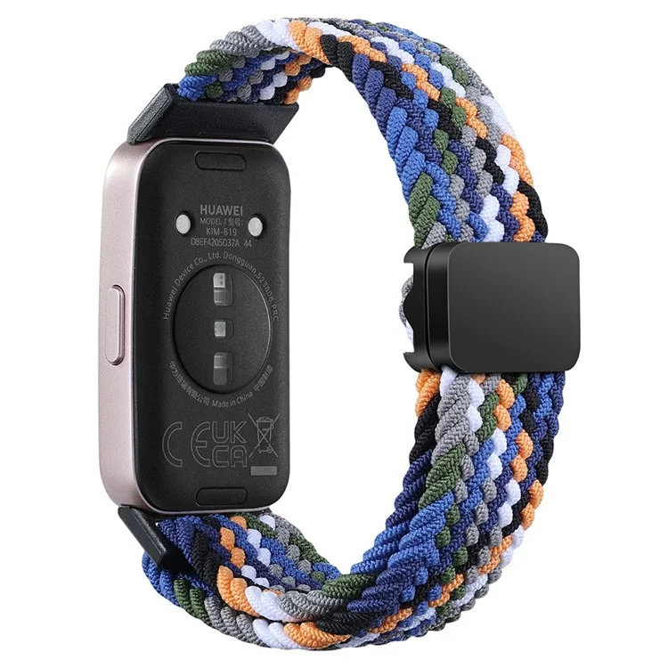 Для ремешка Huawei Band 8 / Band 8 NFC / Band 9 / Band 9 NFC с магнитной пряжкой, из плетеного нейлона, для умных часов - цвет денима