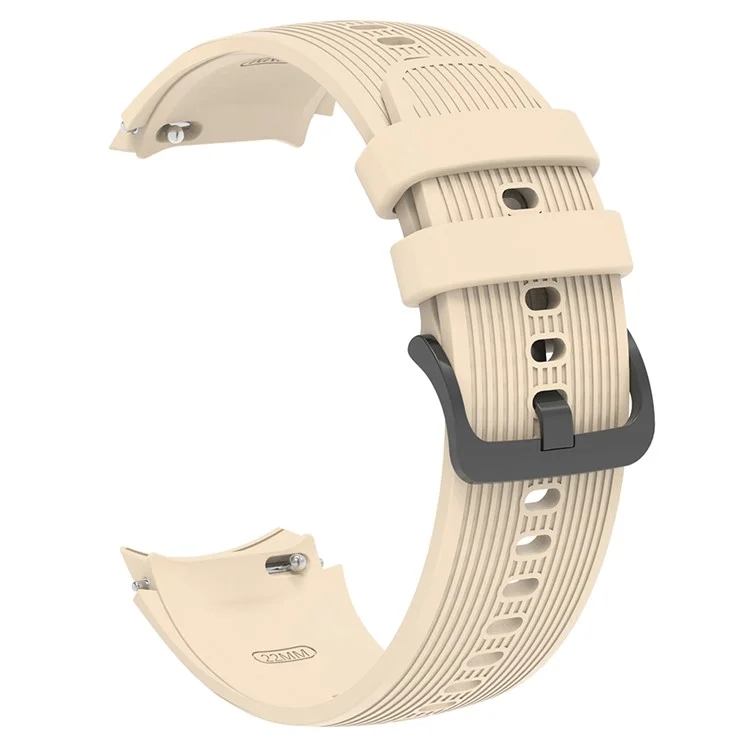 For Oppo Watch X / Watch X2 / OnePlus Watch 3 / 2R / 2 Replacement Soft Silicone Strap Adjustable Watch Band - Beige