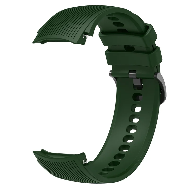 For Oppo Watch X / Watch X2 / OnePlus Watch 3 43mm / 2R / 2 Replacement Soft Silicone Strap Adjustable Watch Band - Army Green